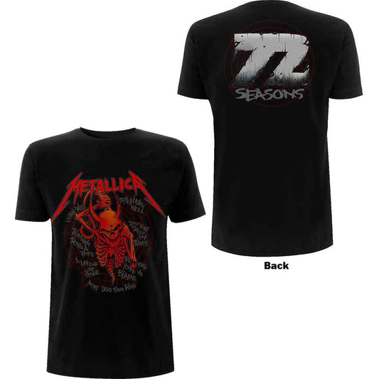 Metallica - Skull Screaming Red 72 Seasons (T-Shirt)
