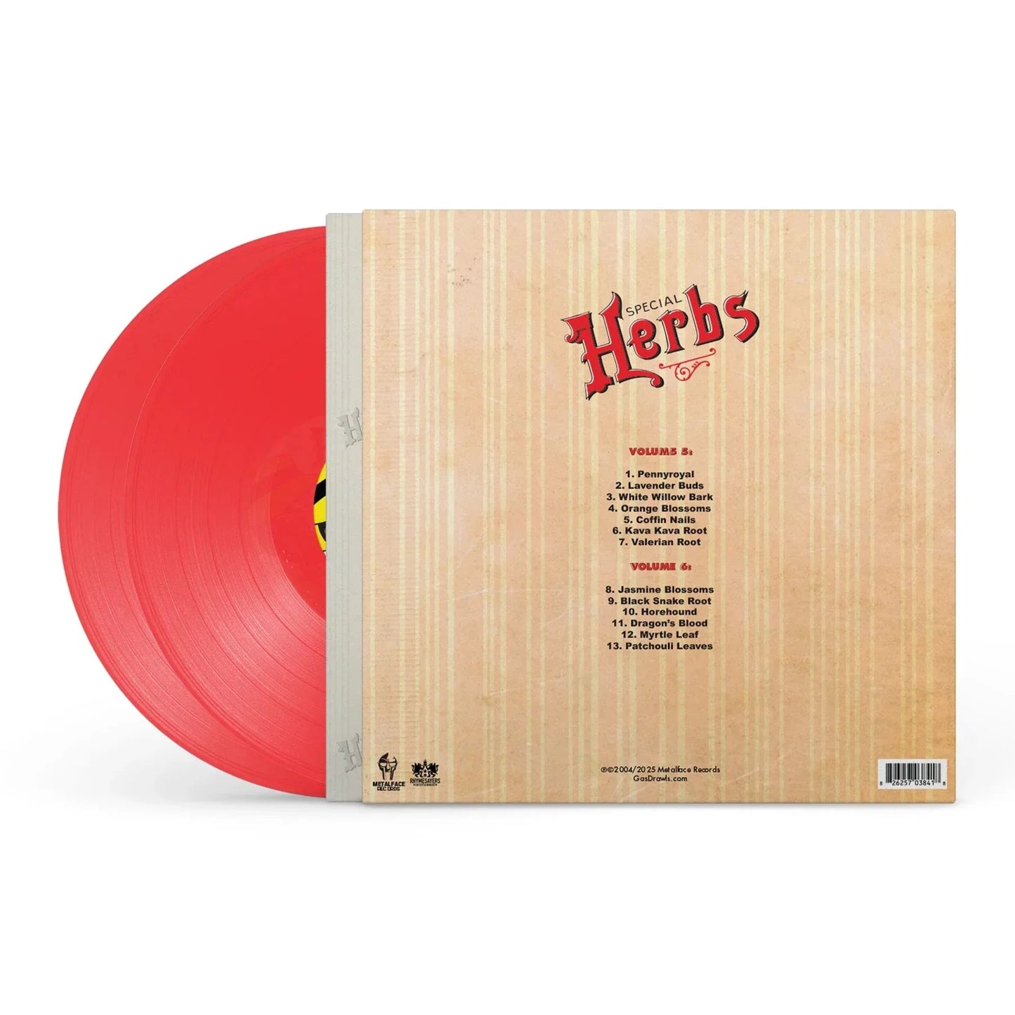 Mf Doom - Special Herbs Vol. 5 & 6 (Limited Edition, Red Vinyl) (2 LP) - Joco Records