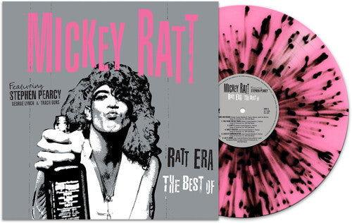 Mickey Ratt - The Best Of - Pink/ Black Splatter (LP) - Joco Records
