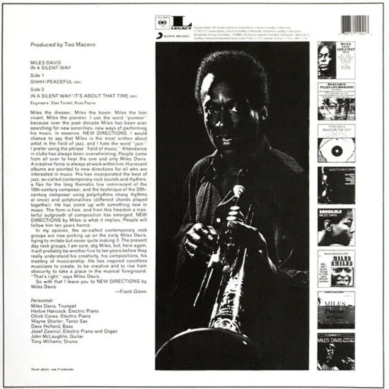Miles Davis - In A Silent Way (180 Gram) (LP) - Joco Records