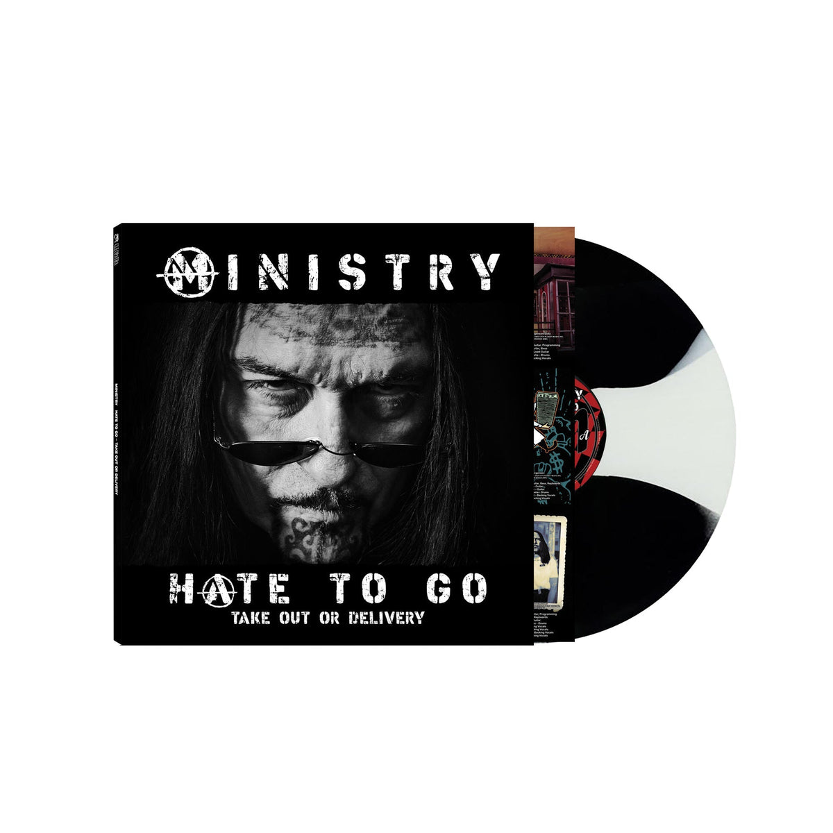 Ministry - Hate To Go - Take Out Or Delivery (Indie Exclusive) (Black/White Butterfly Burst)