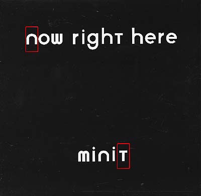 Minit - Now Right Here (LP) - Joco Records