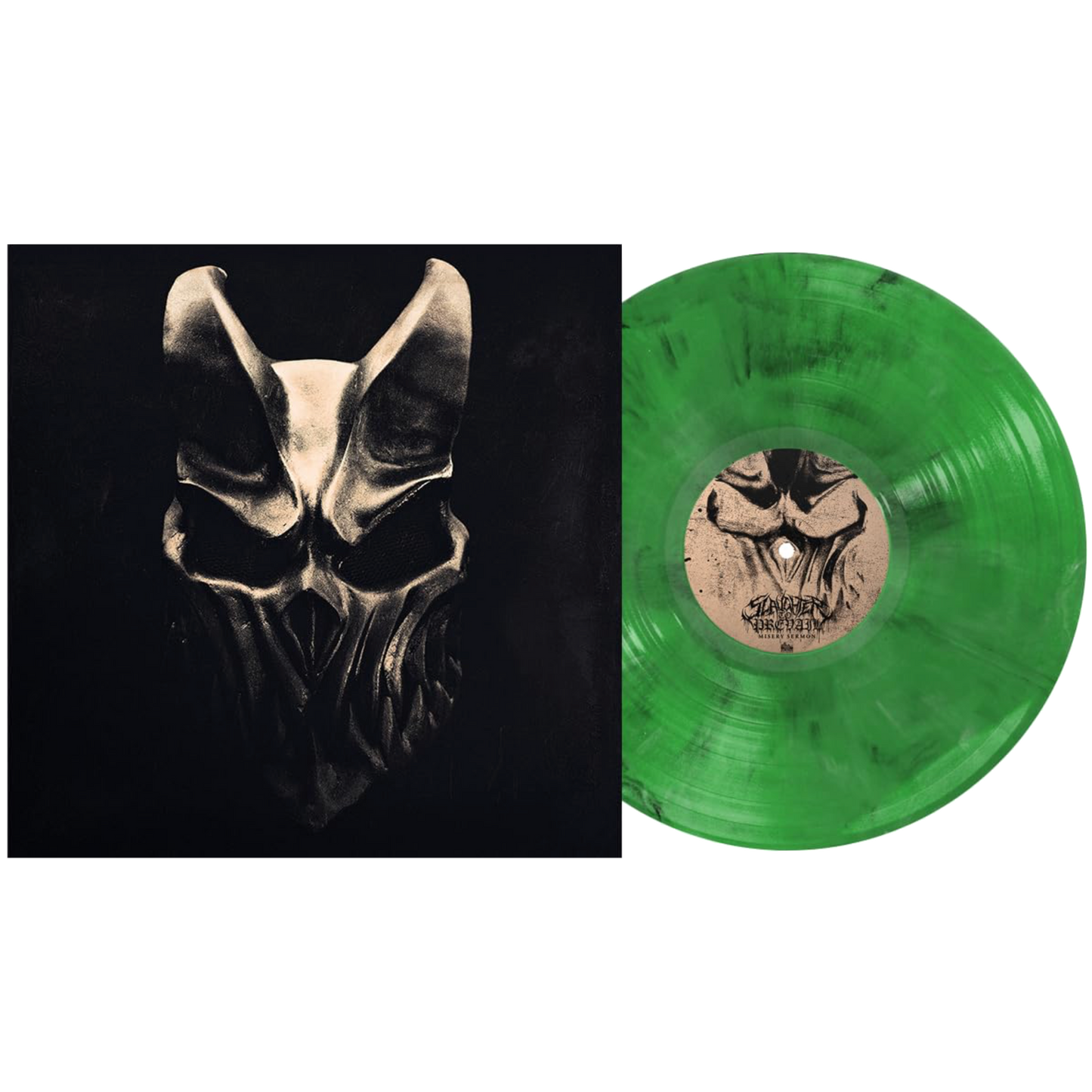 Slaughter To Prevail - Misery Sermon (Limited Edition, Neon Green & Black/White Marble Vinyl) (LP)