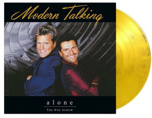 Modern Talking - Alone (Limited Edition, 180 Gram Vinyl, Color Vinyl, Yellow & Black Marble) (Import) (2 LP) - Joco Records
