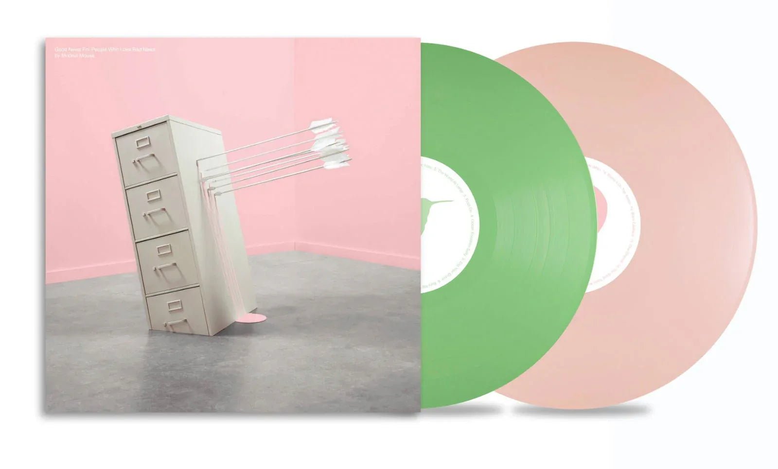 Modest Mouse - Good News For People Who Love Bad News (Deluxe Edition) (Pink & Green Vinyl, ) (2 LP) - Joco Records