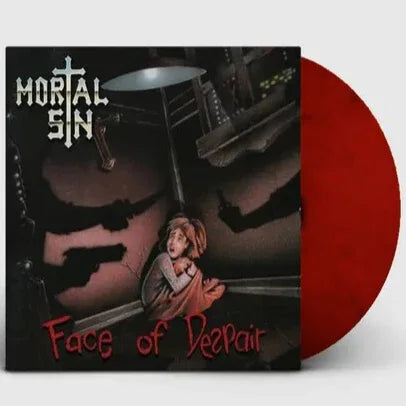 Mortal Sin - Face Of Despair (Limited Edition Import, Red Vinyl) (LP) - Joco Records