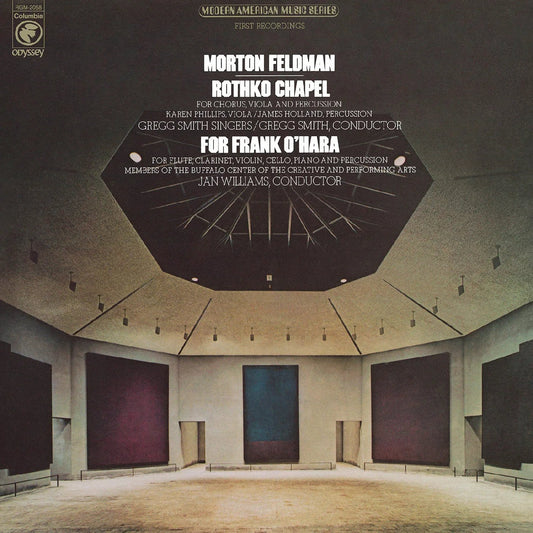 Morton Feldman - Rothko Chapel/For Frank O'Hara (50th Anniversary) (LP) - Joco Records