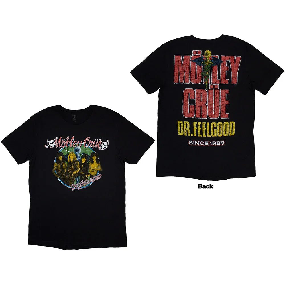 Motley Crue - Dr Feelgood Circle Photo (T-Shirt) - Joco Records