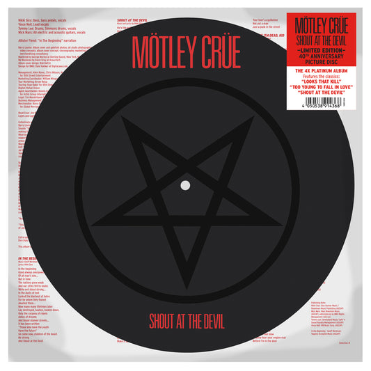 Motley Crue - Shout At The Devil (Limited Edition Picture Disc) (Vinyl) - Joco Records