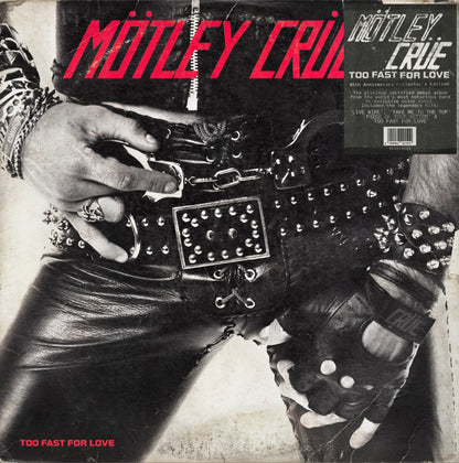 Motley Crue - Too Fast For Love (Indie Exclusive, Black & Red Smoke Color Vinyl, 45th Anniversary Edition) - Joco Records
