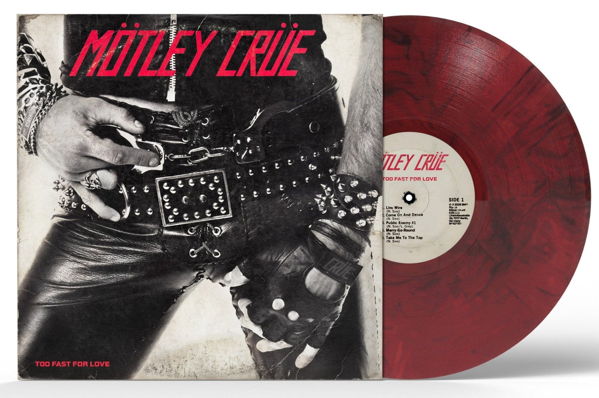 Motley Crue - Too Fast For Love (Indie Exclusive, Black & Red Smoke Color Vinyl, 45th Anniversary Edition) - Joco Records