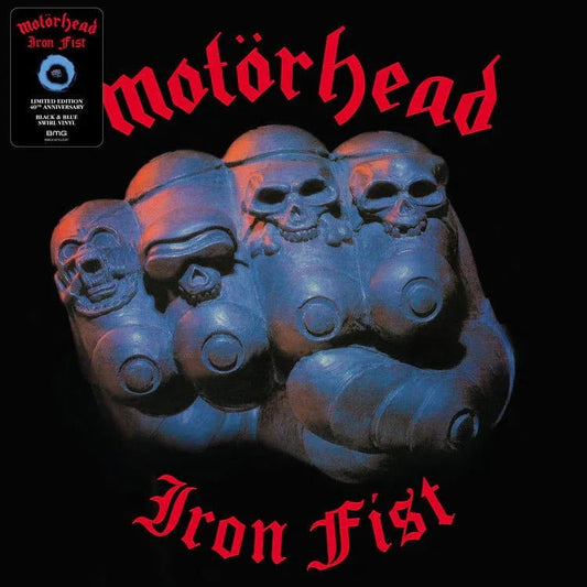 Motörhead - Iron Fist (Black & Blue Swirl Vinyl) (LP) - Joco Records