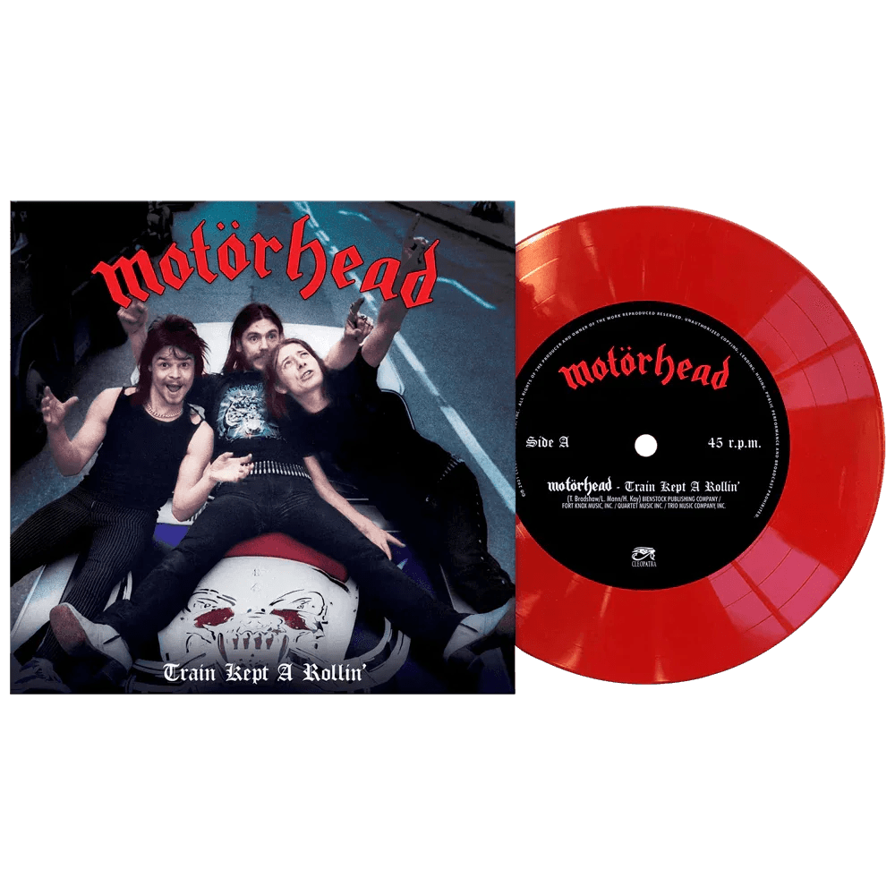 Motörhead - Train Kept A-Rollin' (Limited Edition, Red Vinyl) (7" Single) - Joco Records