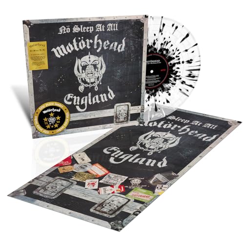 Motörhead - No Sleep At All (50th Anniversary) (Clear/Black-White Splatter Vinyl)