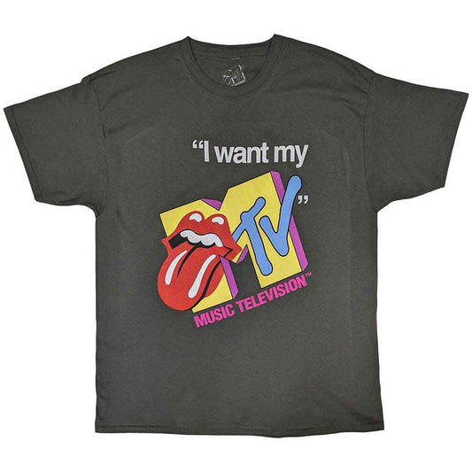 Mtv - Rolling Stones I Want My Mtv (T-Shirt)