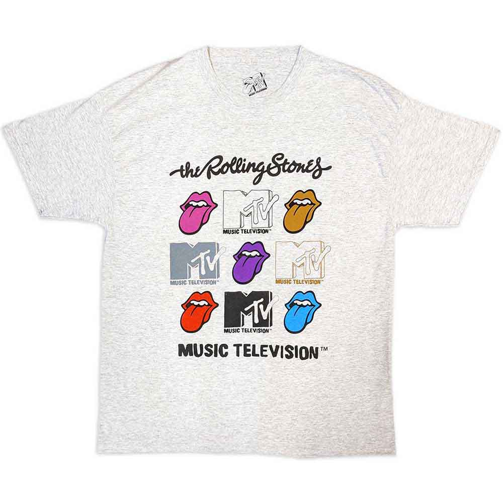 MTV - Rolling Stones Logo Grids (T-Shirt)