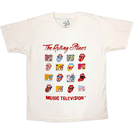 Mtv - Rolling Stones Logo Mashup (T-Shirt)