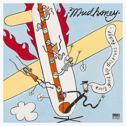 Mudhoney - Every Good Boy Deserves Fudge (30th Anniversary Deluxe Edition) (Limited Edition, Yellow & Burnt Orange Vinyl) (2 LP) - Joco Records