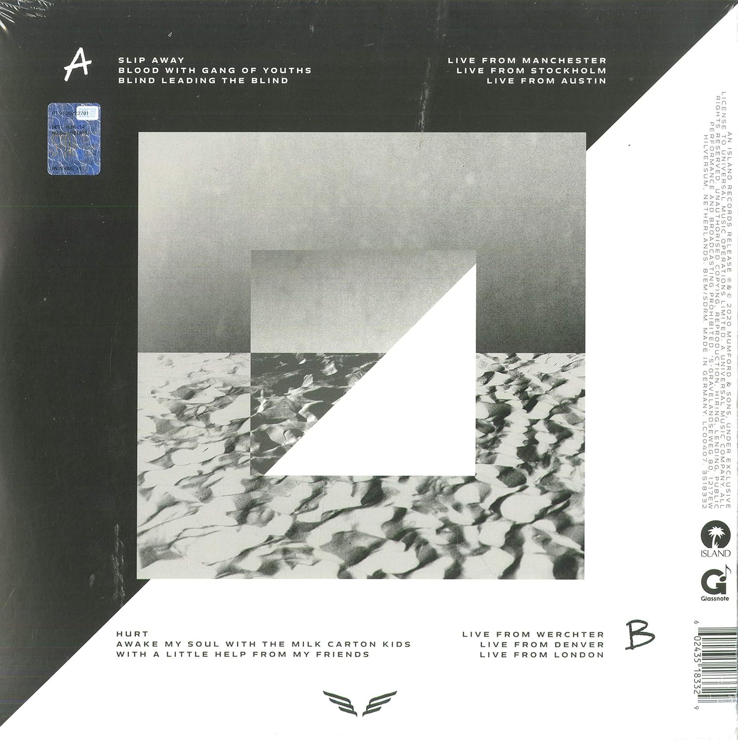 Mumford & Sons - Delta Tour Live EP (Limited Edition Import, Vinyl EP) (Vinyl EP) - Joco Records