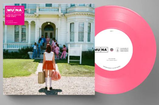 Muna - Silk Chiffon ft. Phoebe Bridgers (Limited, 7" Pink Vinyl, Single) - Joco Records