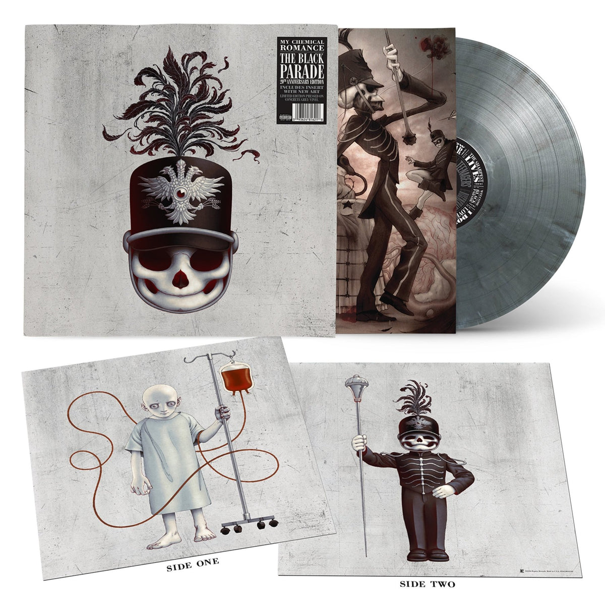 My Chemical Romance - The Black Parade (Explicit Content) (20th Anniversary Edition) (Concrete Grey Color Vinyl, Gatefold LP Jacket) - Joco Records