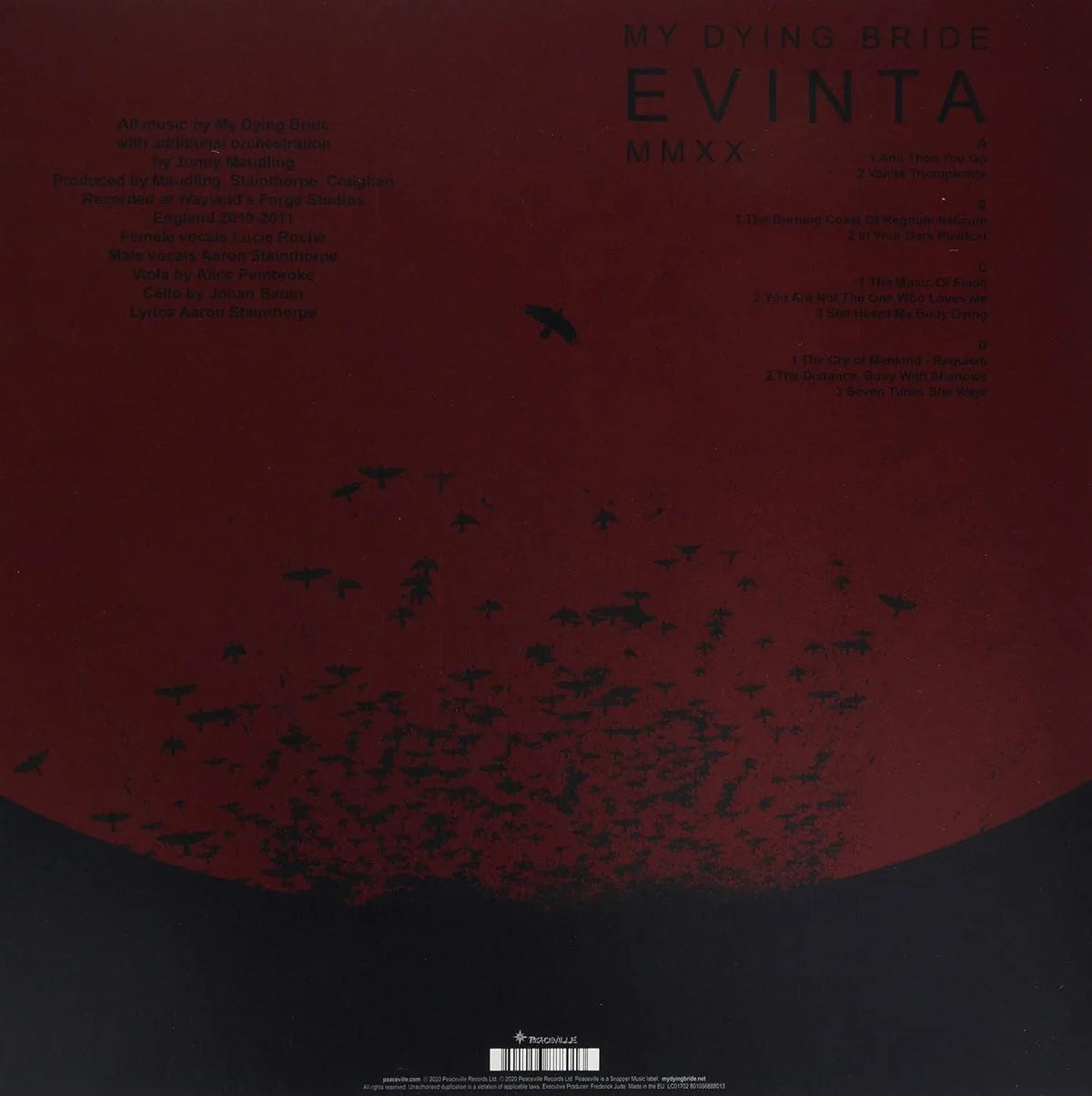 My Dying Bride - Evinta (2 LP) - Joco Records