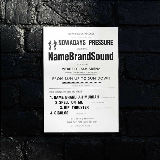 Name Brand Sound - Nowadays Pressure (12-Inch Vinyl) - Joco Records
