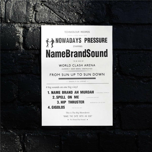 Name Brand Sound - Nowadays Pressure - 12" (Vinyl) - Joco Records