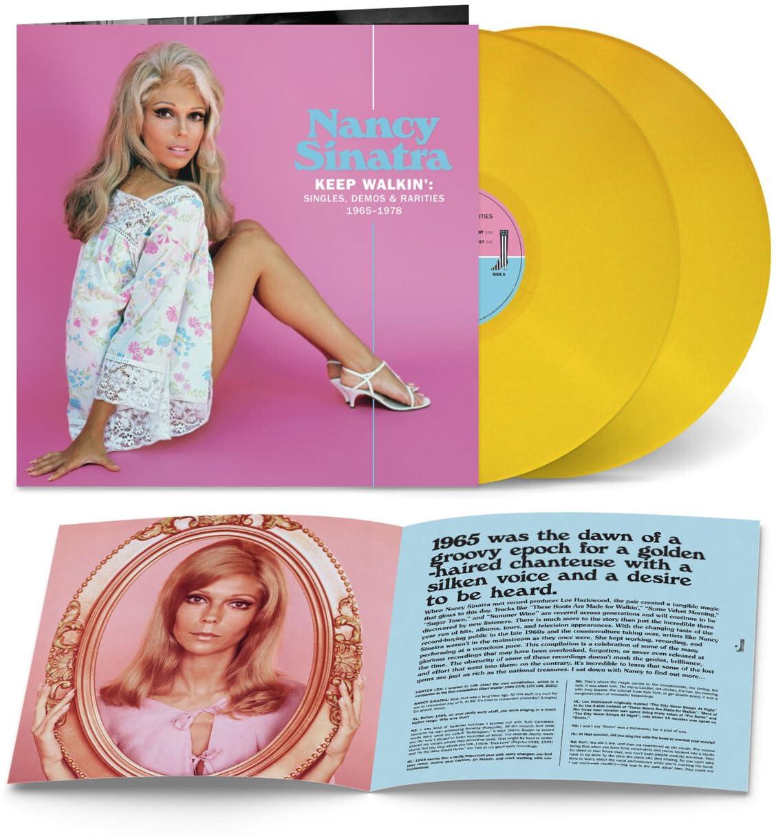 Nancy Sinatra - Keep Walkin': Singles, Demos & Rarities 1965-1978 (Limited Edition, Yellow Vinyl) (2 LP) - Joco Records