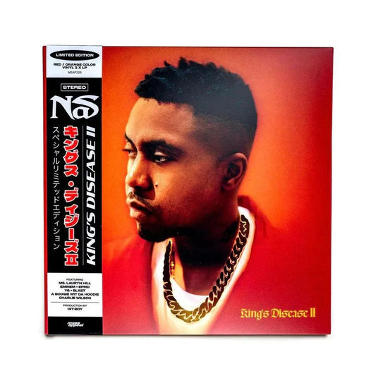Nas - King's Disease II (Vinyl, Red, Orange) (2 LP) - Joco Records