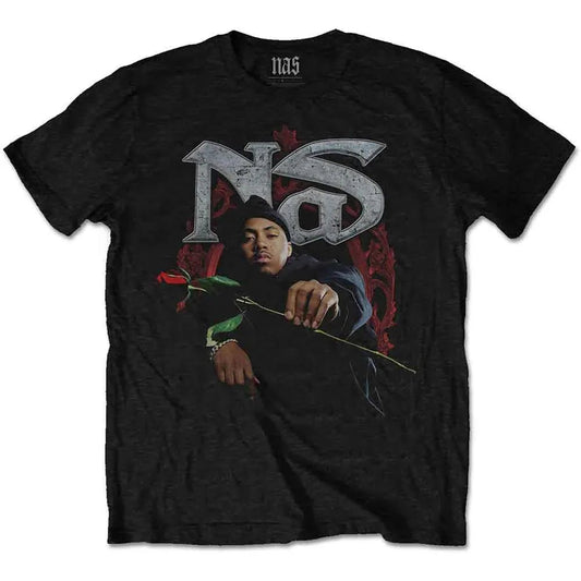 Nas - Red Rose (T-Shirt) - Joco Records