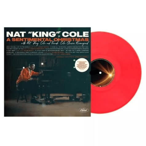 Nat King Cole - A Sentimental Christmas with Nat King Cole and Friends: Cole Classics Reimagined (Limited Edition, Red Vinyl) (LP) - Joco Records