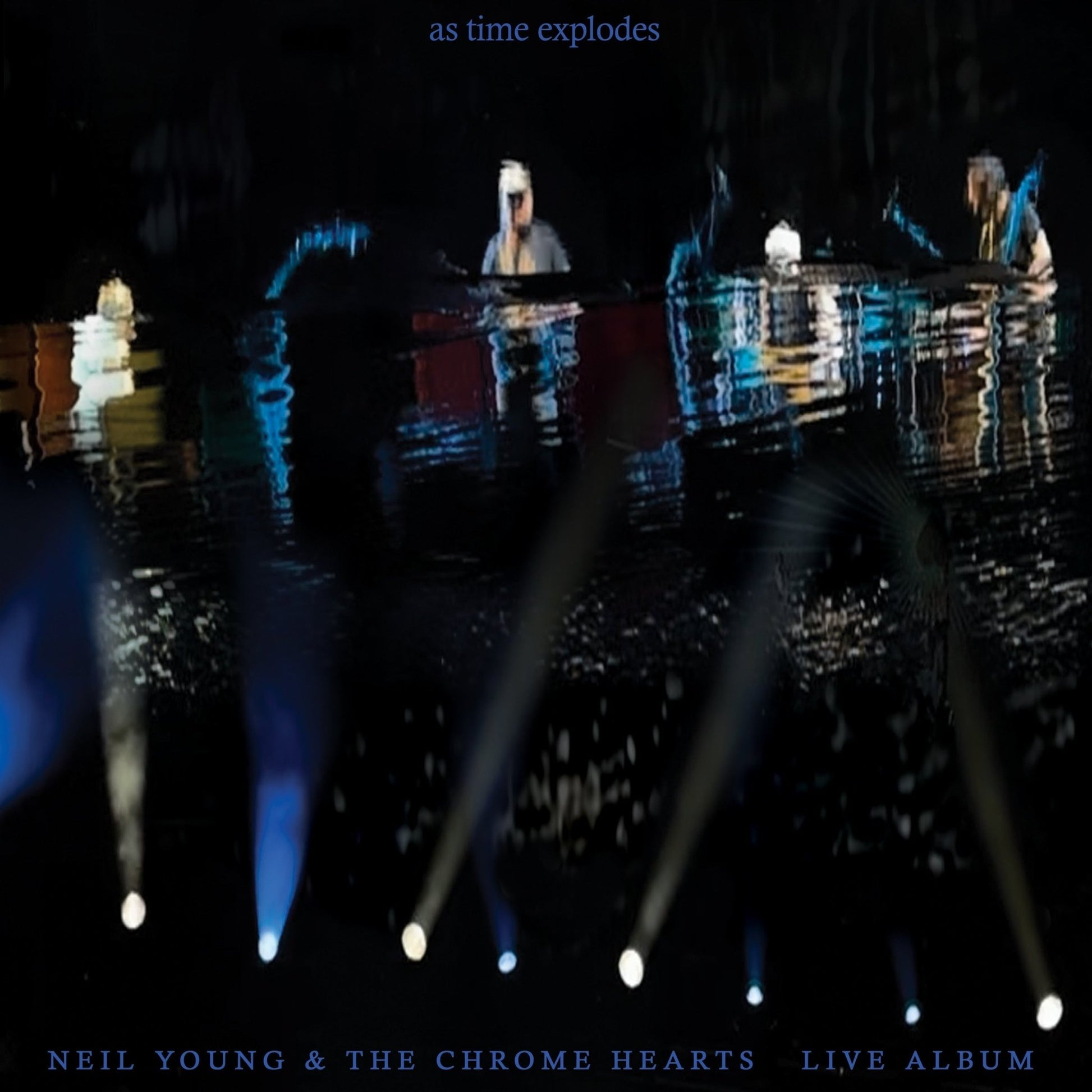 Neil Young & The Chrome Hearts - As Time Explodes - Live Album (Black) (2 LP) - Joco Records
