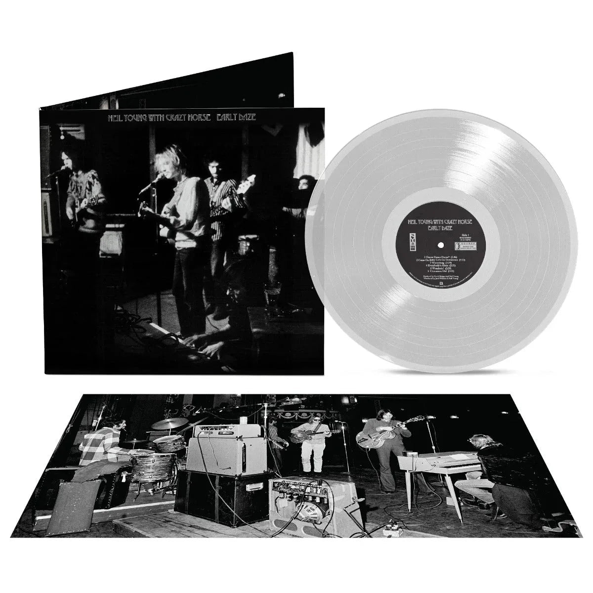 Neil Young with Crazy Horse - Early Daze (Indie Exclusive, Clear Vinyl, Gatefold with Print) (LP) - Joco Records