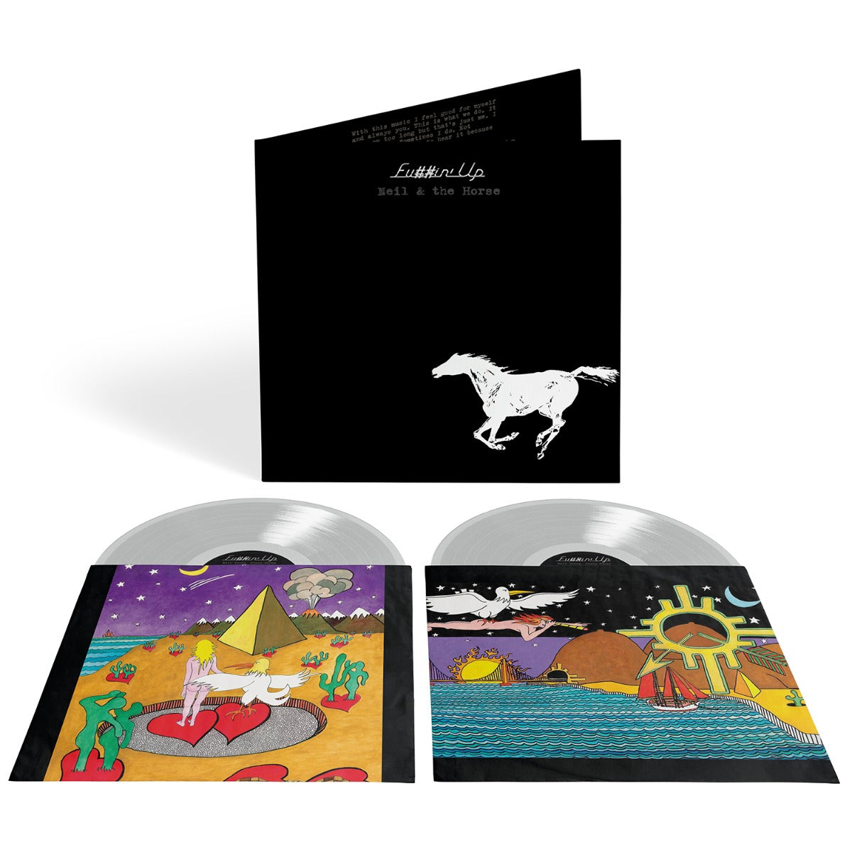 Neil Young with Crazy Horse - Fuckin' Up (Exclusive Clear Vinyl, RSD 4/20/24) (2 LP) - Joco Records