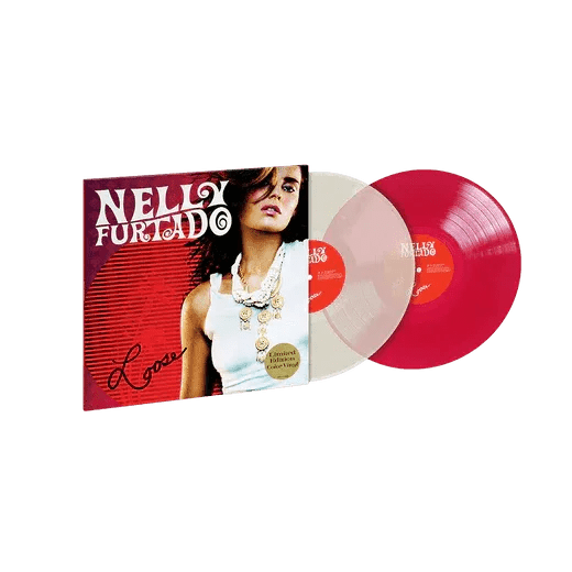 Nelly Furtado - Loose (Limited Edition Import, Translucent Ruby Red & Milky Clear Vinyl) (2 LP) - Joco Records