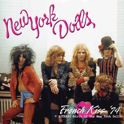 New York Dolls - French Kiss '74 + Actress: Birth Of The New York Dolls (Pink & Black Splatter Vinyl) (2 LP) - Joco Records