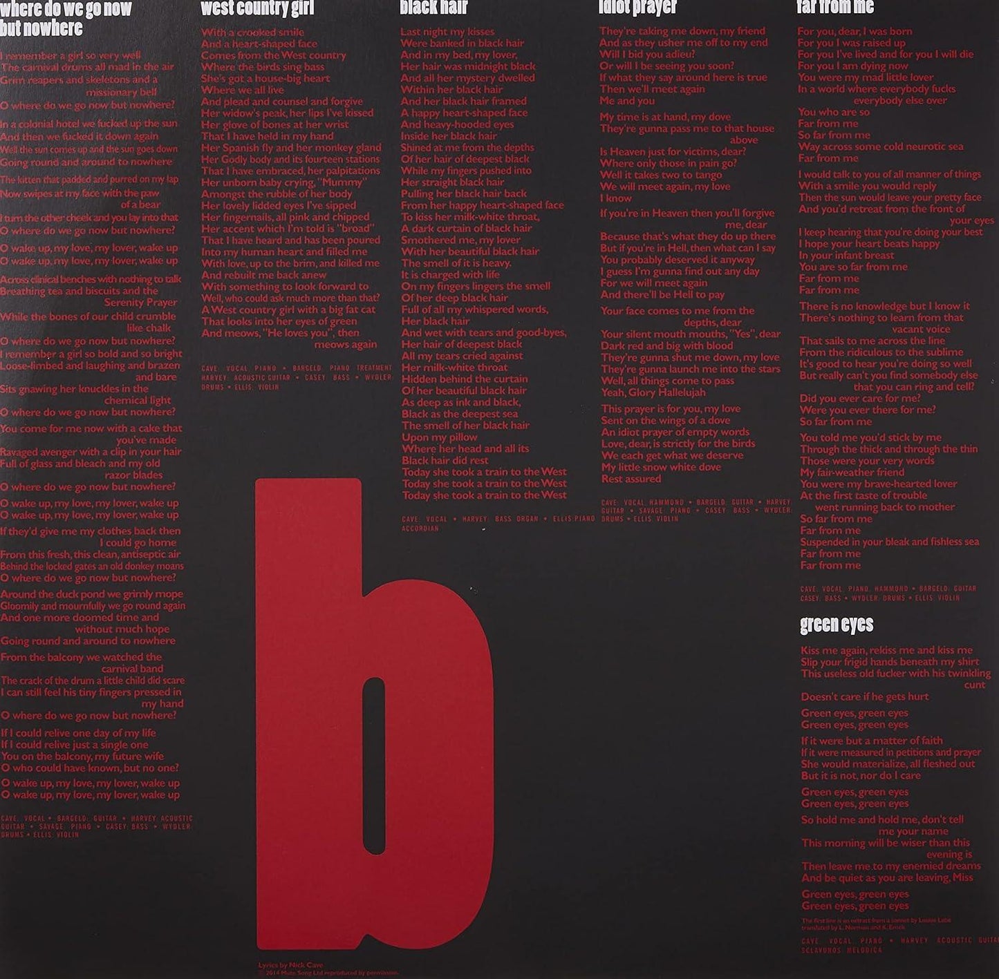 Nick Cave & The Bad Seeds – The Boatman's Call (Import) (LP) - Joco Records