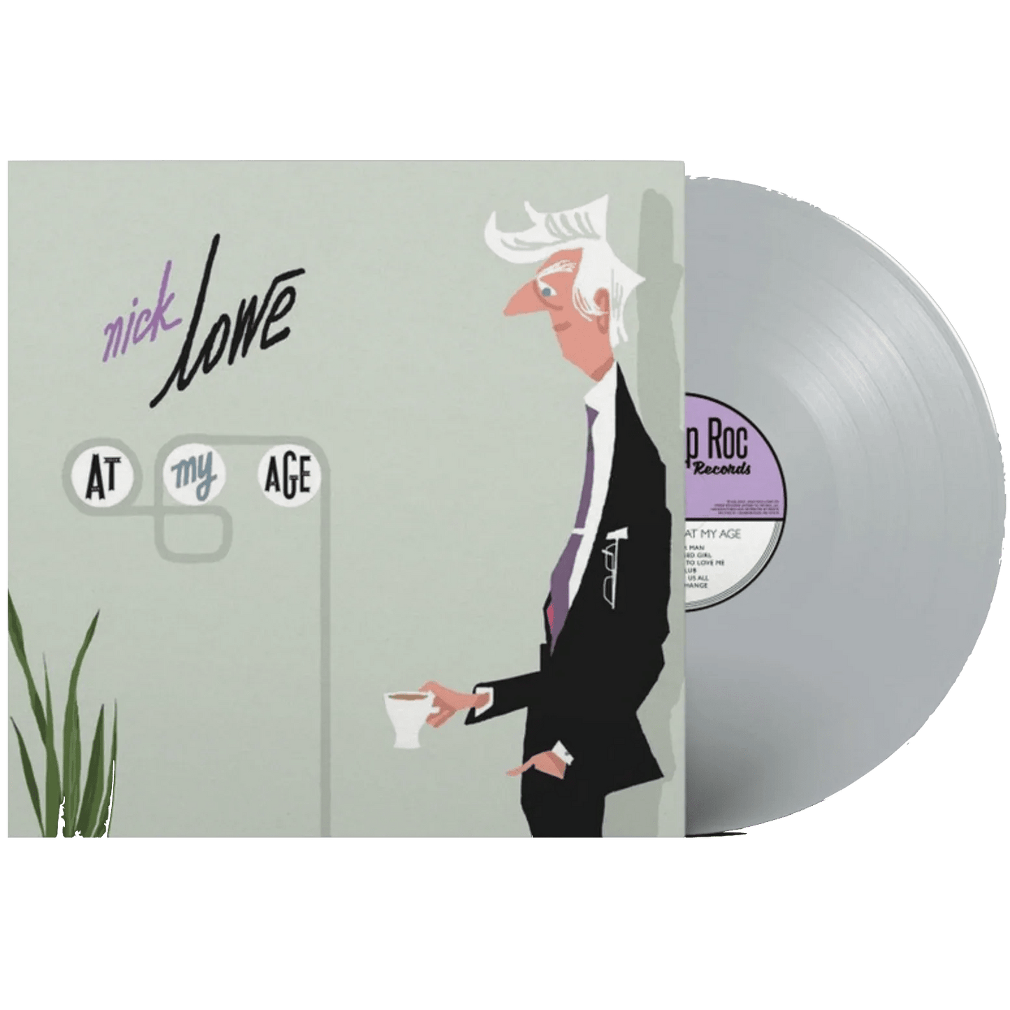 Nick Lowe - At My Age (15th Anniversary, Limited Edition, Silver Vinyl) (LP) - Joco Records