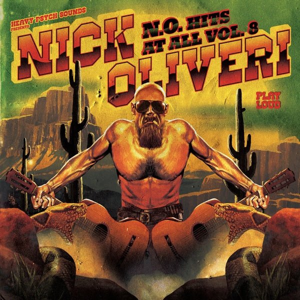 Nick Oliveri - N.O. Hits At All Vol. 8 (Red & Yellow Splatter Vinyl) (LP) - Joco Records