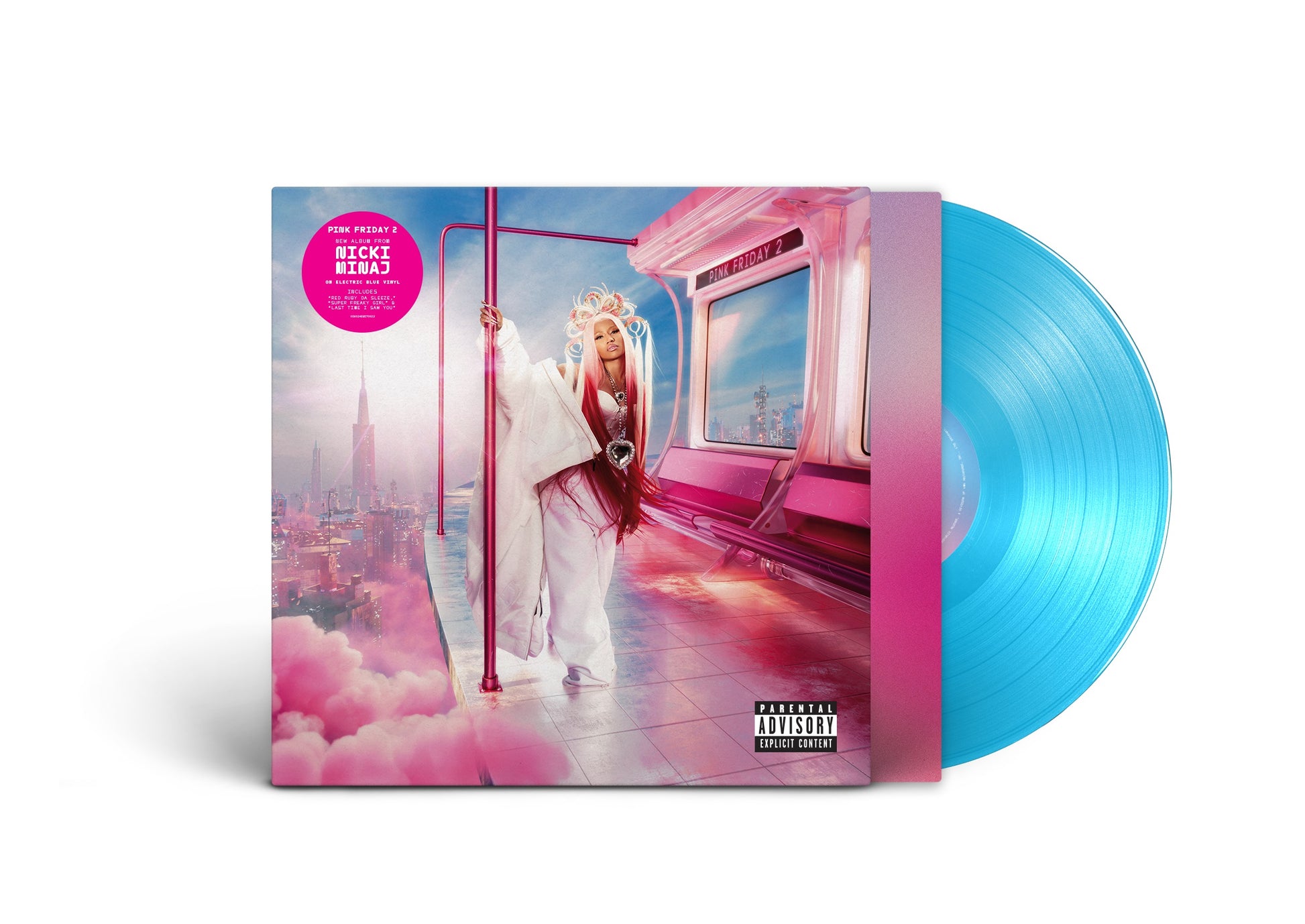 Nicki Minaj - Pink Friday 2 (Limited Edition, Electric Blue Vinyl) (LP) - Joco Records