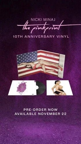 Nicki Minaj - The Pinkprint (10th Anniversary Edition, Gatefold) (2 LP) - Joco Records