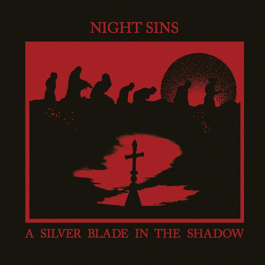 Night Sins - A Silver Blade In The Shadow (Green And Black Swirl Vinyl) (LP) - Joco Records