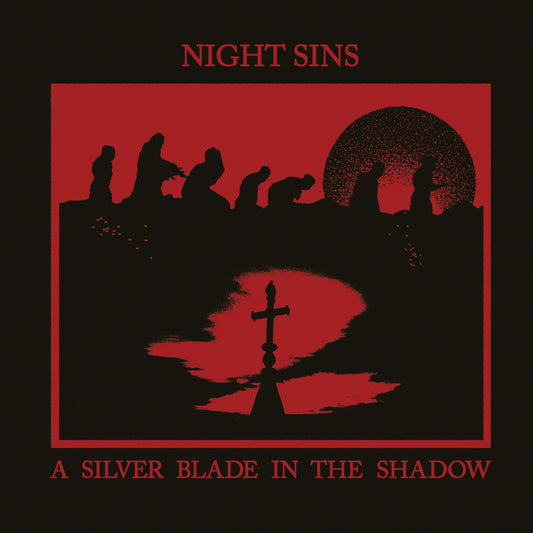 Night Sins - A Silver Blade In The Shadow (Green And Black Swirl Vinyl)
