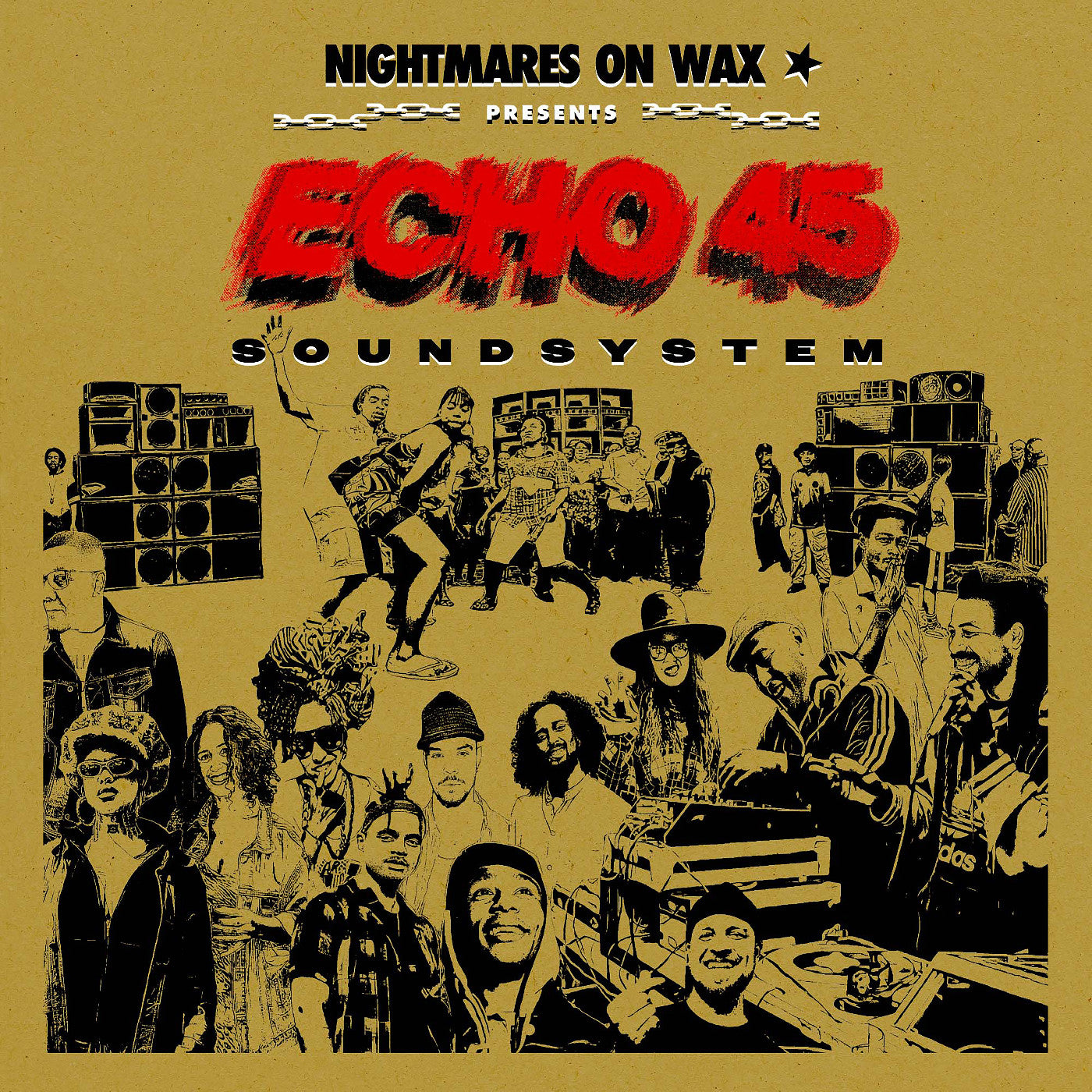 NIGHTMARES ON WAX - Echo45 Sound System (Gold Vinyl)
