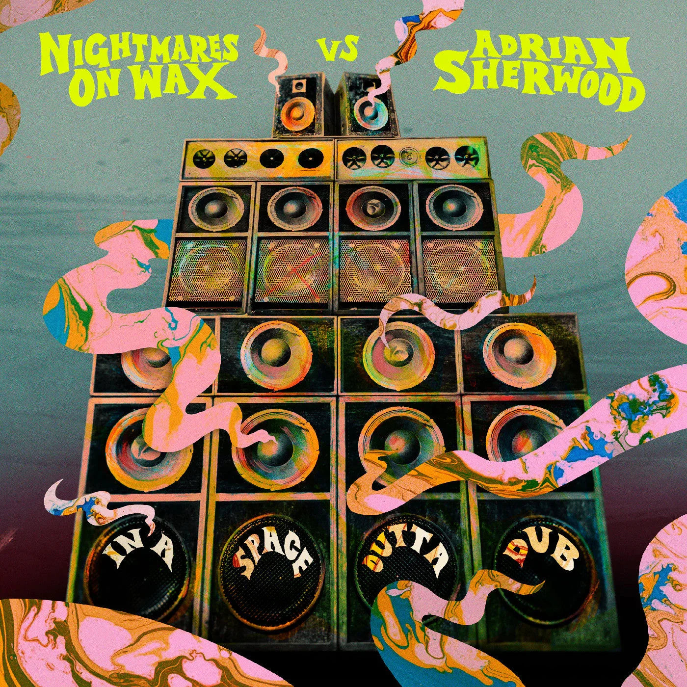 Nightmares On Wax Vs Adrian Sherwood - In A Space Outta Dub (Light Rosé Vinyl)