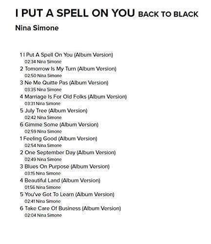 Nina Simone - I Put A Spell On You (180 Gram) (LP) - Joco Records