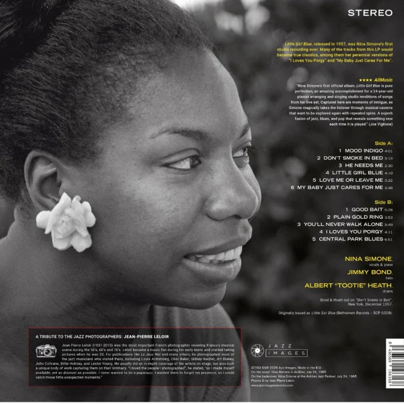 Nina Simone - Little Girl Blue (Limited Edition Import, 180 Gram Blue Vinyl) (LP) - Joco Records