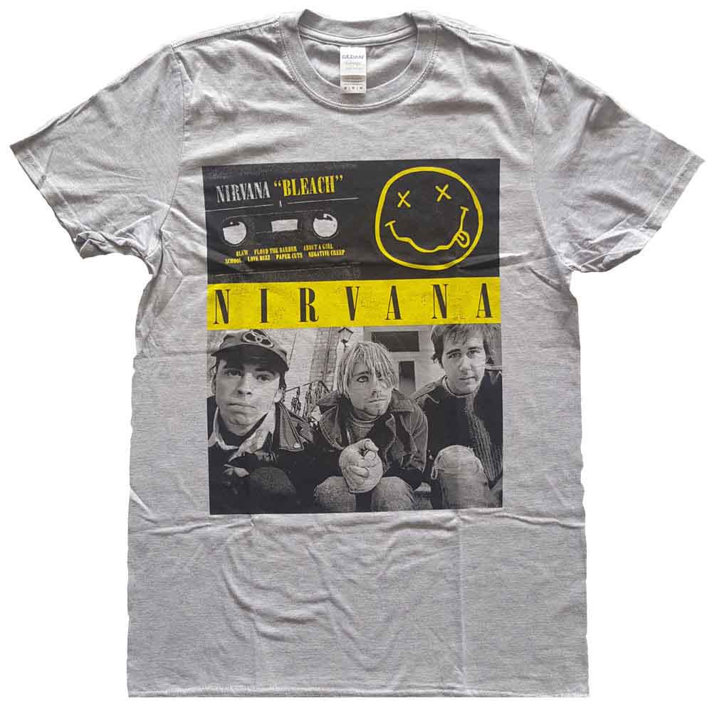Nirvana - Bleach Cassettes (T-Shirt)