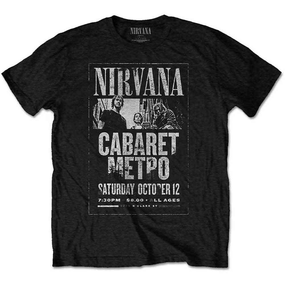 Nirvana - Cabaret Metro (T-Shirt) - Joco Records